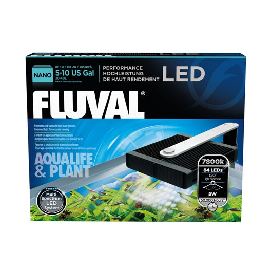 fluval plant nano Fluval Nano Aqualife & Plant LED Lamp 14x15 5cm — Newlands Garden Centre
