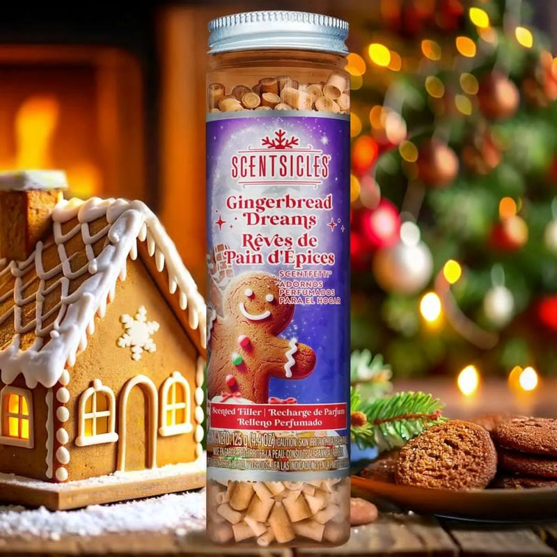 Scentsicles | Scented Christmas Tree Ornaments | Gingerbread Dreams - Pack of 6