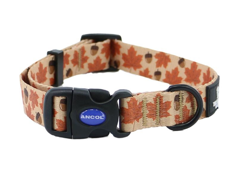 Maple Leaf Patterned Collar (Small - 20-30cm)