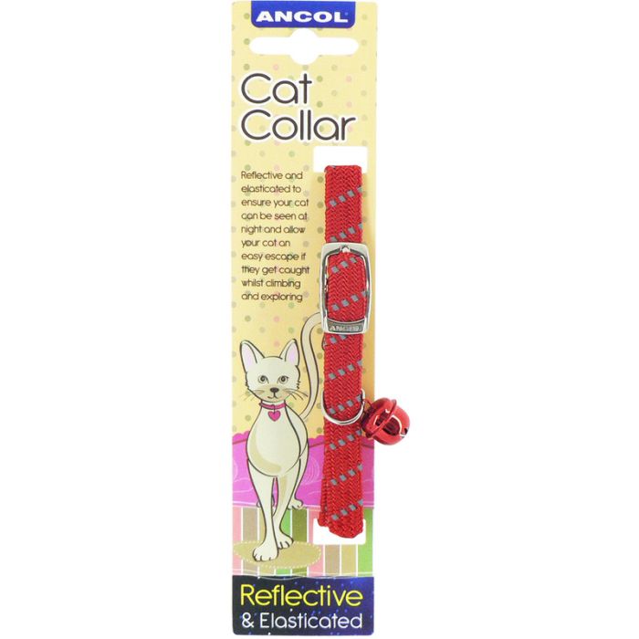 Reflec Softweave Catcollar Red