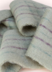 Angelica Cosy Scarf - Soft Green by Powder close-up print and fabric detail