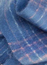 Angelica Cosy Scarf - Navy by Powder close-up print and fabric detail