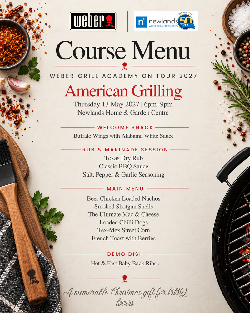 Weber American Grilling BBQ Cookery Course | 13 May 2027