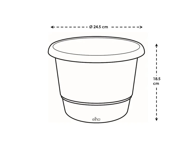 Amiga Round 35cm Anthracite