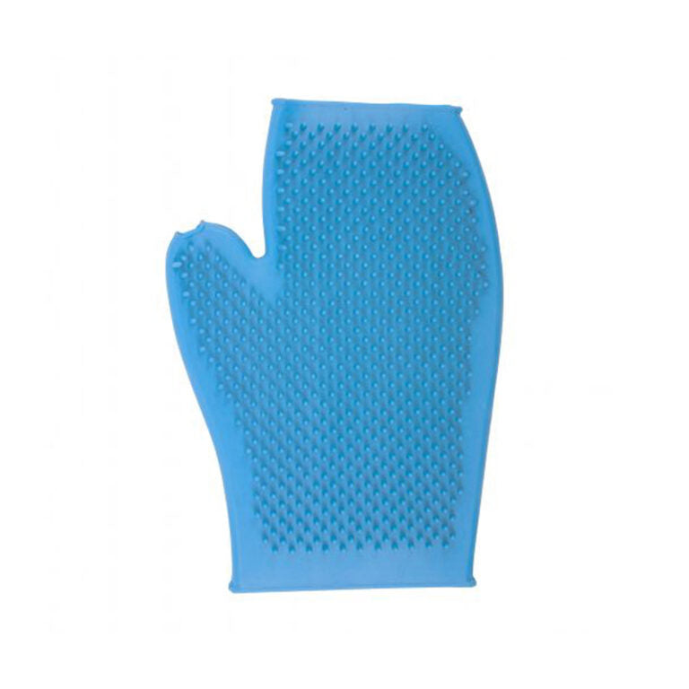 Ancol Ergo Blue Rubber Grooming Glove