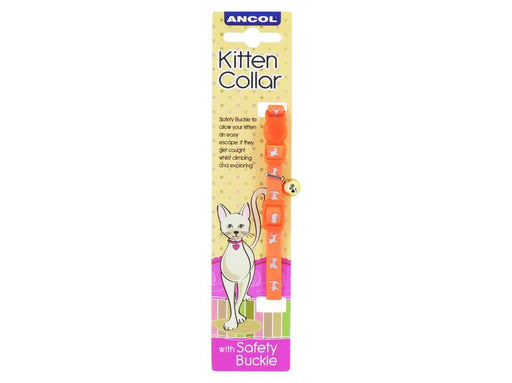 Ancol Hi-Vis Safety Kitten Collar Orange product image