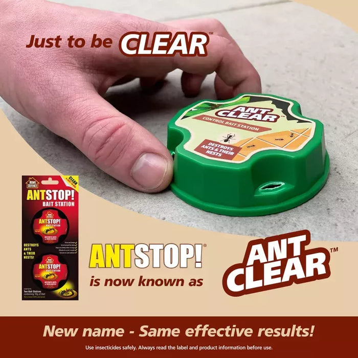 AntClear Organic Ant Control Bait Station - Twin Pack