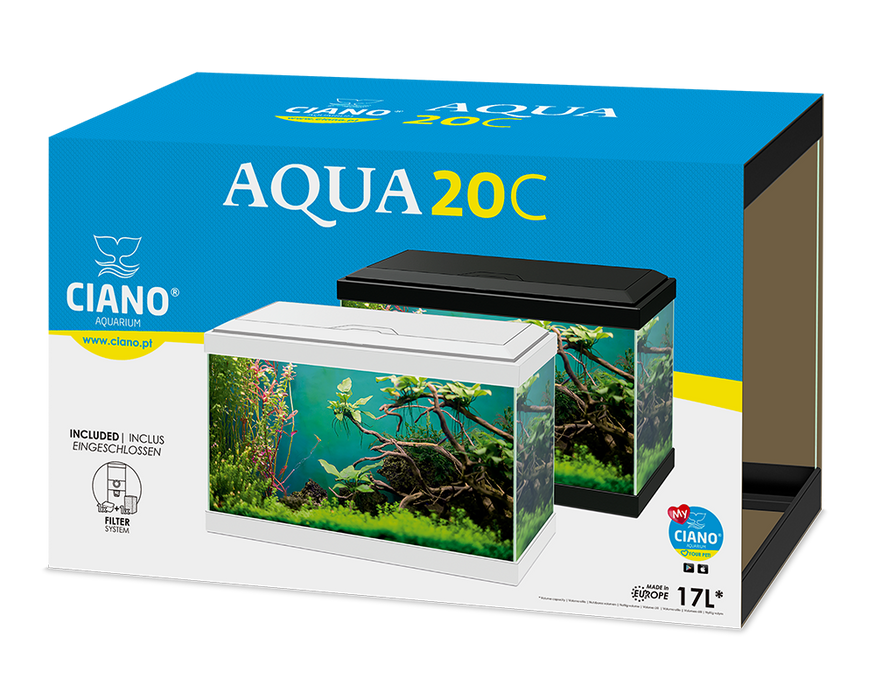 Ciano Aqua 20 Classic Black With Filter (17 Litre)