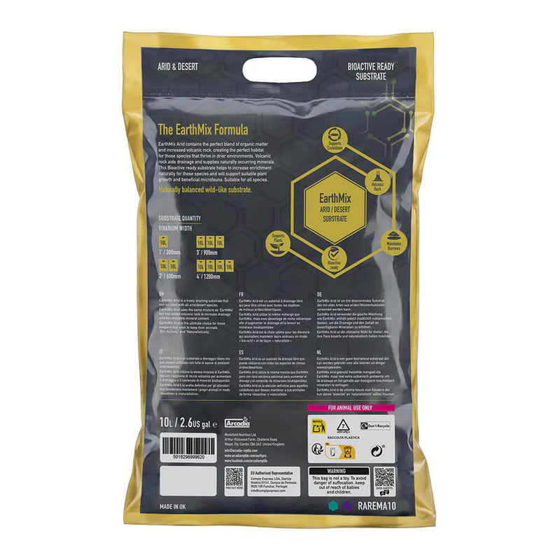 Arcadia EarthMix Arid 10L