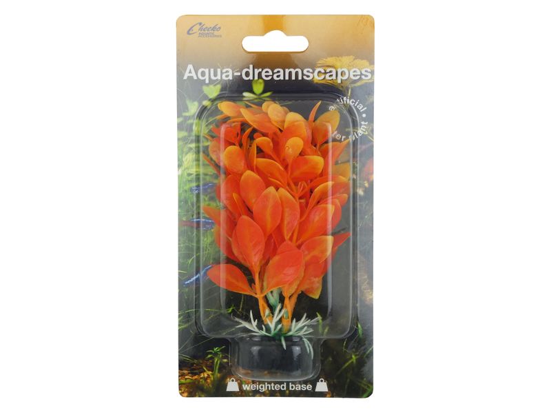 Artificial Aquatic Plant Orange Creeping Primrose Willow 10cm