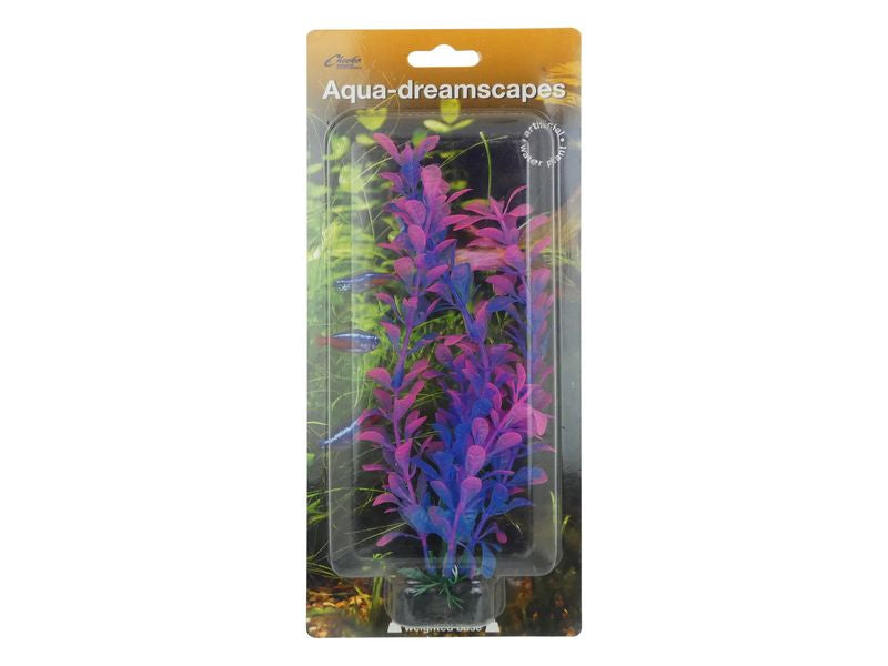 Artificial Aquatic Plant Purple Cardinal Flower 20cm