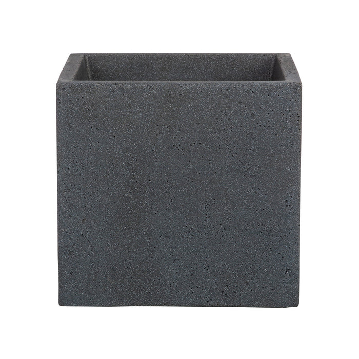 Apta Beton Cube 40cm Black Planter