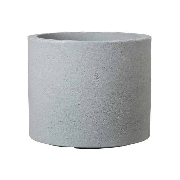 Apta Beton Low Cylinder 40cm Grey Planter