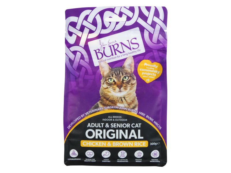 Burns Original Chicken and Brown Rice for Cat (300g)
