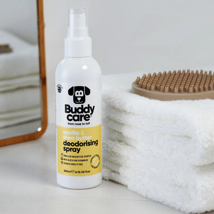 Buddycare Vanilla & Shea Butter Dog Deodorising Spray (200ml)