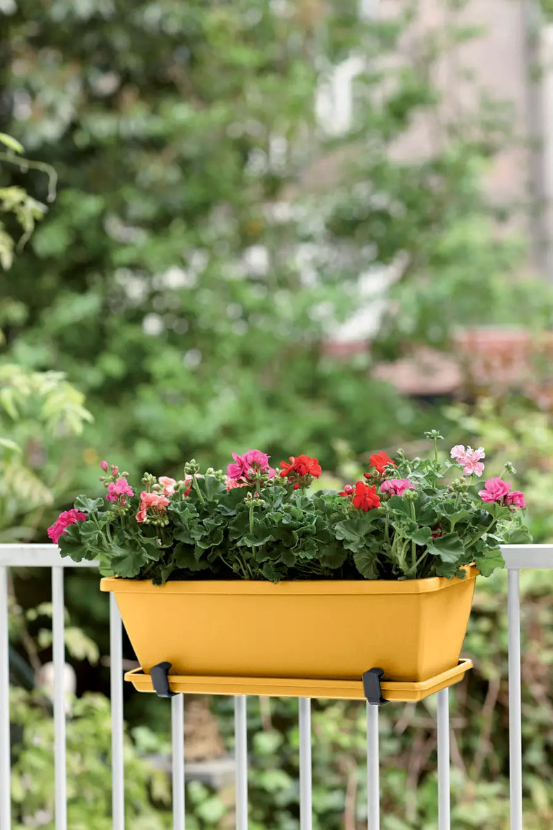 Elho Barcelona Trough 50cm Honey Yellow