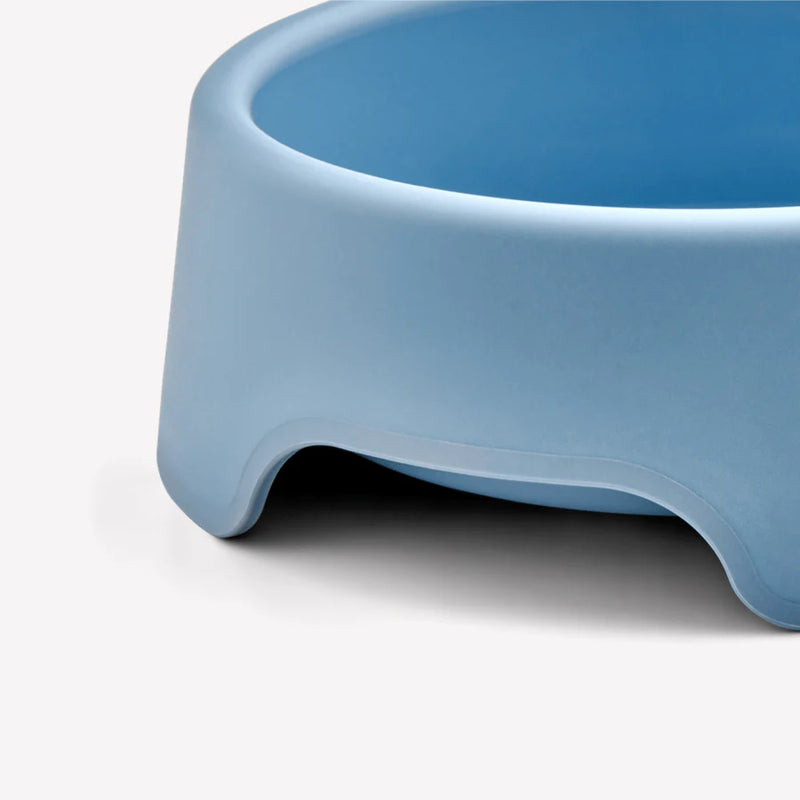 Beco Recycled Plastic Cat Bowl Blue