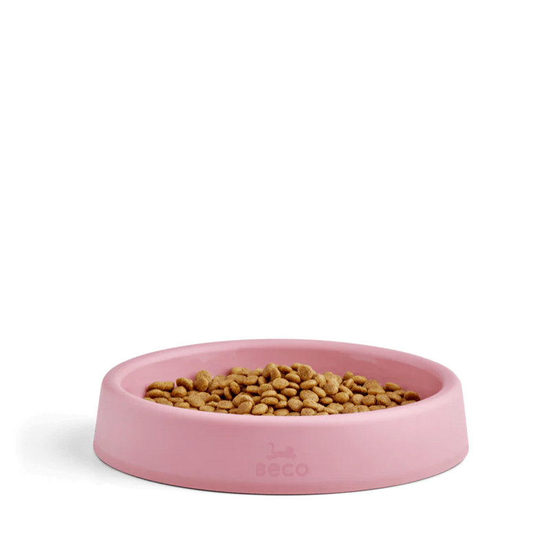 Beco Recycled Plastic Cat Bowl Pink