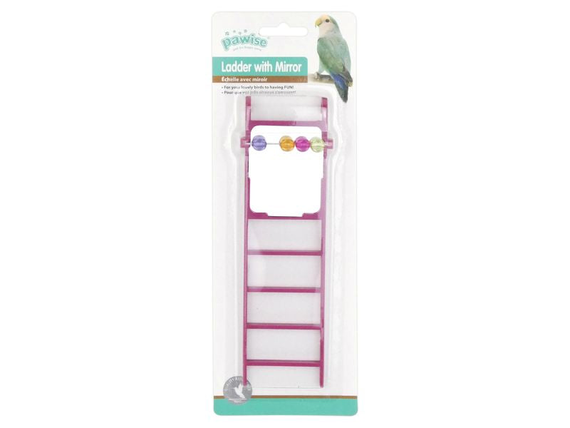 Pawise Bird Ladder with Mirror 20cm
