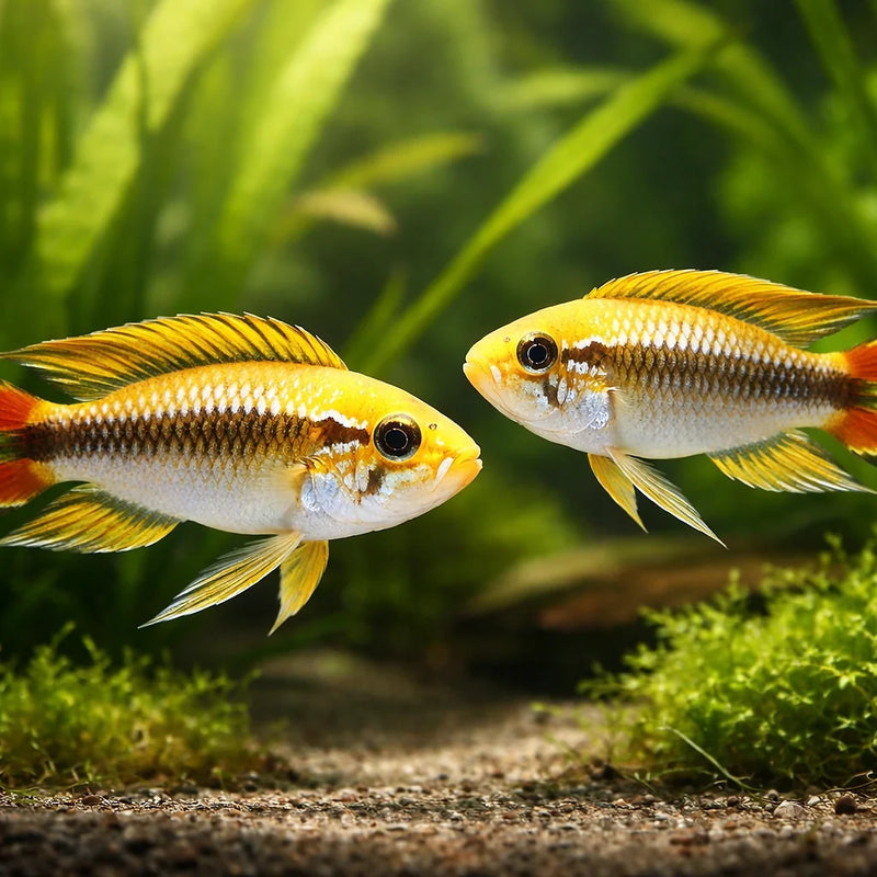 Blue Agassiz's Dwarf Cichlid | Apistogramma agassizii