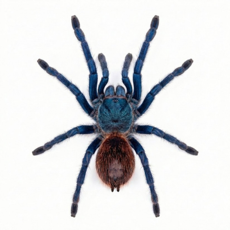 Brazilian Blue Tarantula Medium | Lasiocyano sazimai