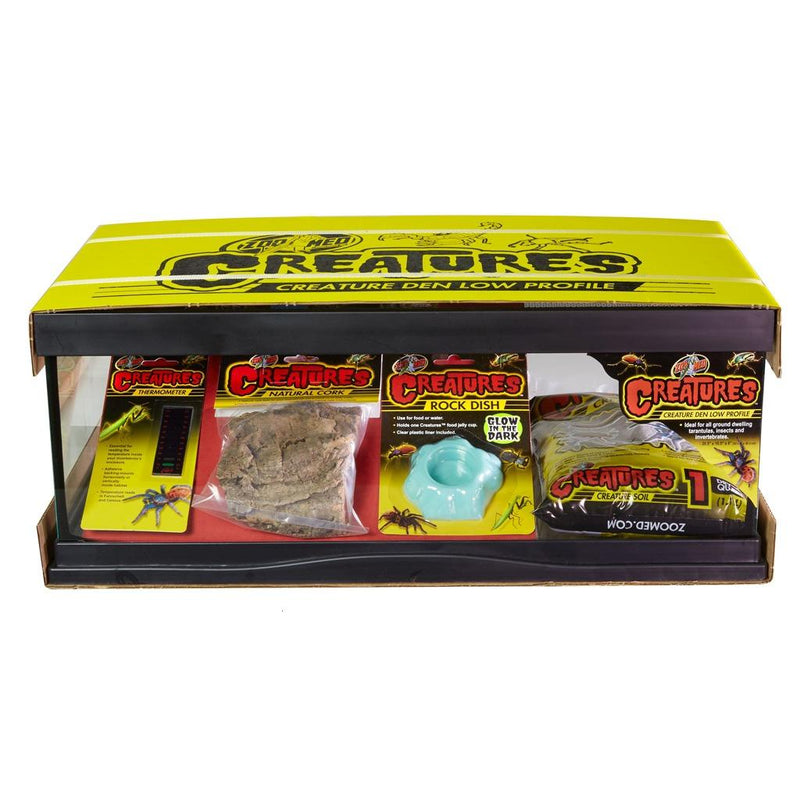 Zoo Med Creatures Den Low Profile Starter Kit 27cm x 52cm x 20cm — supplier product image