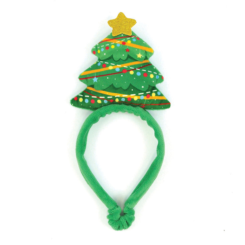 Chistmas Tree Headband For Small to Medium Dog