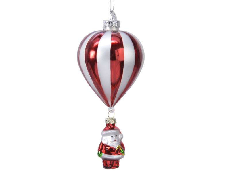 Christmas Decoration Baloon With Santa 15cm