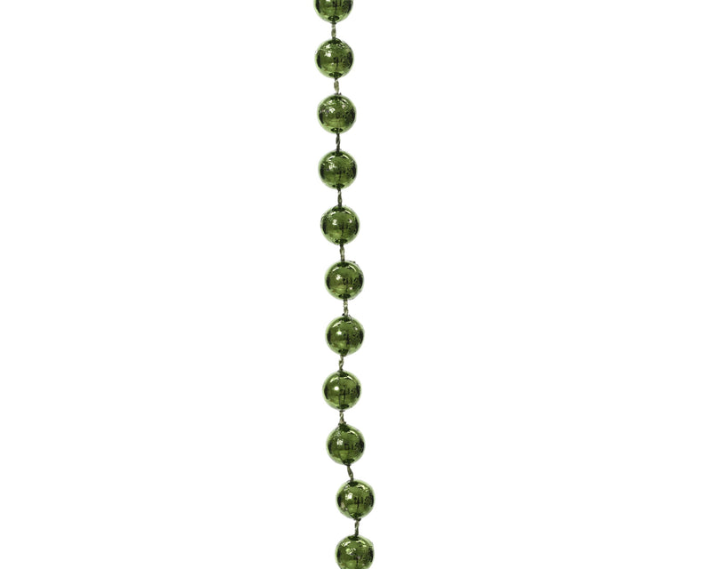 Christmas Decorative Bead Garland Green 10m