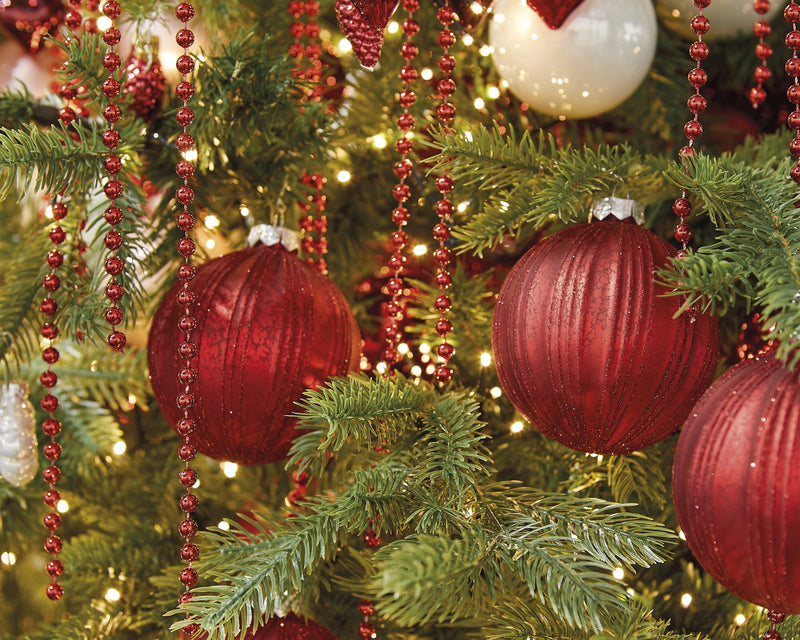 Christmas Decorative Bead Garland Red 2.7m