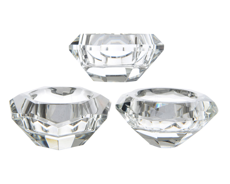 Christmas Diamond Shape Tea Light Holder (7cm x 3.5cm) Sold individually