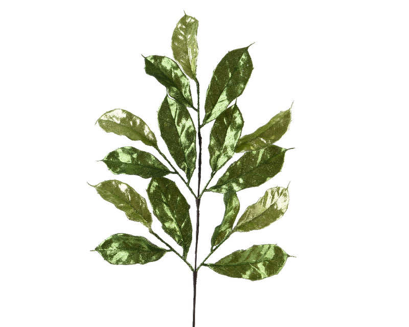 Christmas Green Leaf Spray with Two Tones (25cm x 75cm)