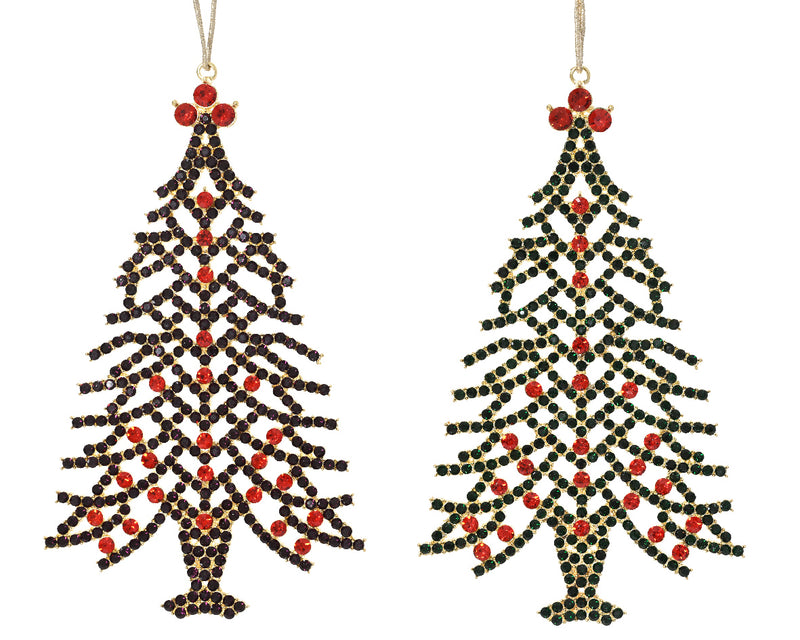 Christmas Hanging Decoeation Tree alloy bead (10cm x 17cm)