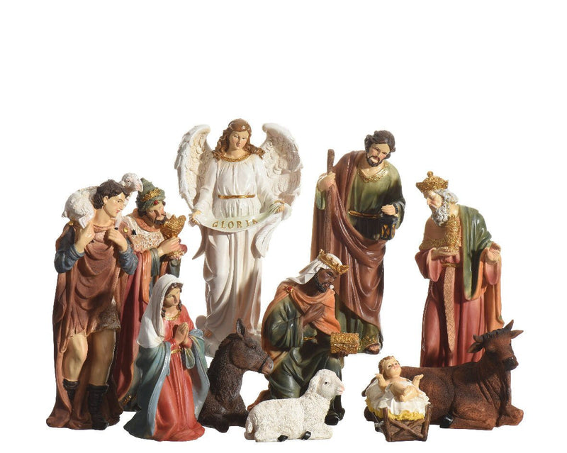 Christmas Nativity Set With 11 Figures 30cm