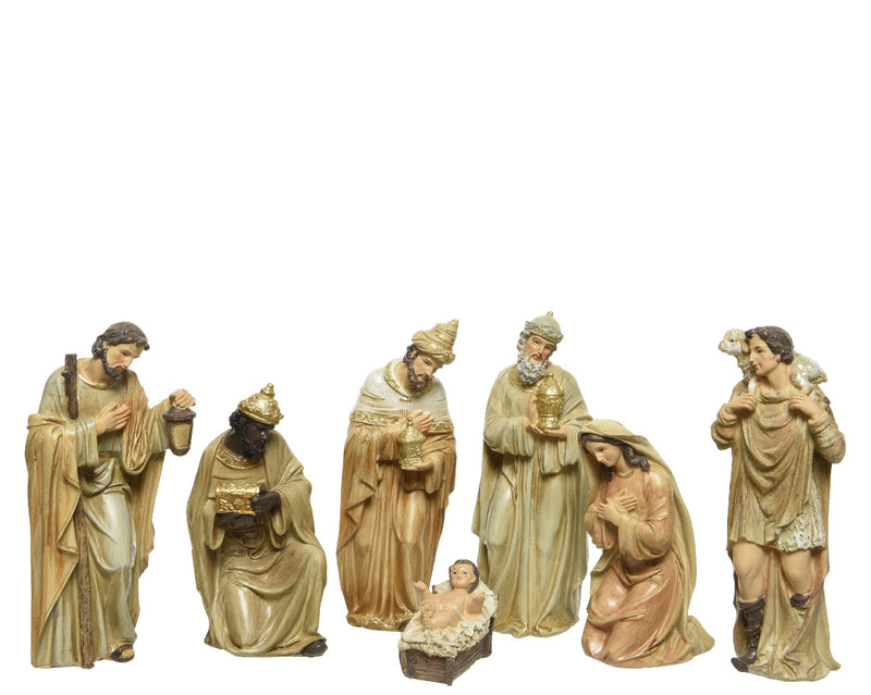 Christmas Nativity Set with 7 Figures (20cm)