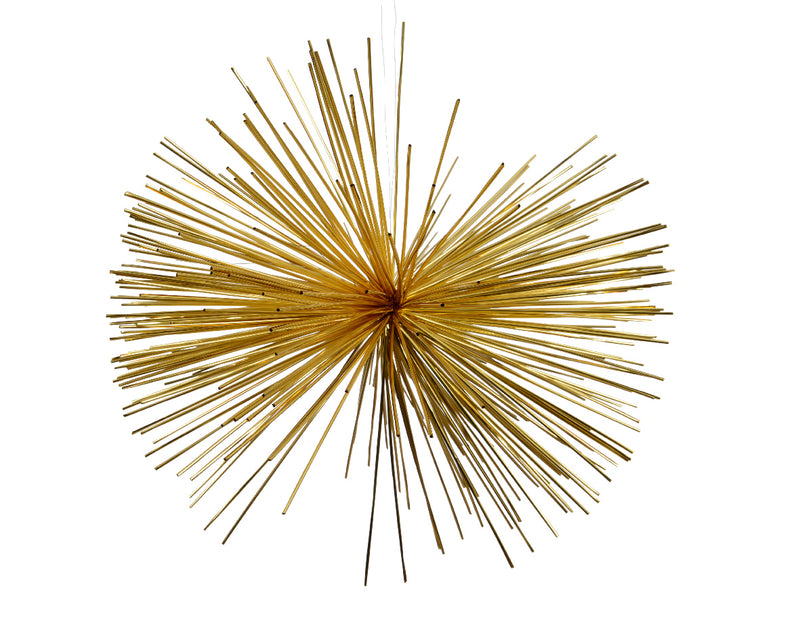 Christmas Star Shiny Gold Hanging Decoration 45cm