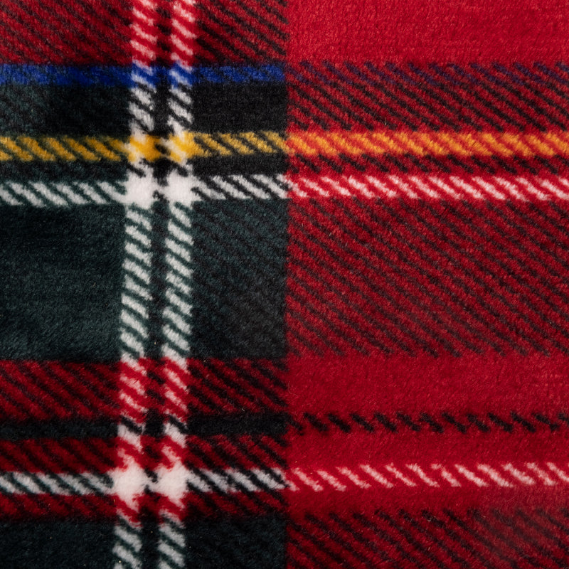 Throw – Red Check Flannel 150 × 200 cm