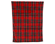 Throw – Red Check Flannel 150 × 200 cm