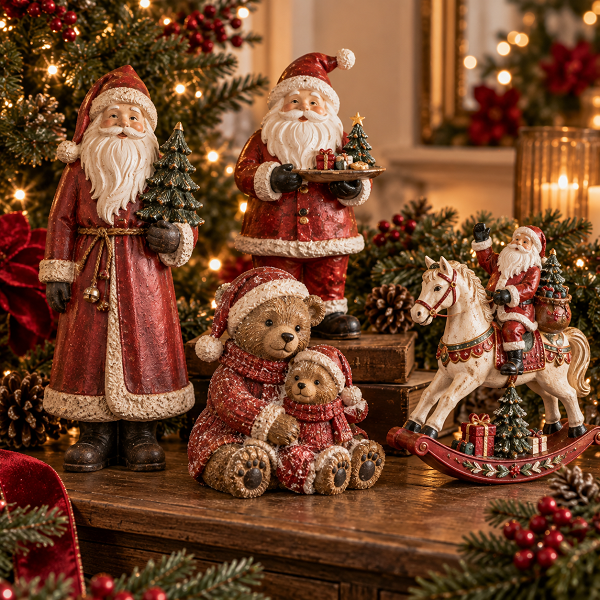 Christmas figures and ornaments at Newlands Home & Garden Centre