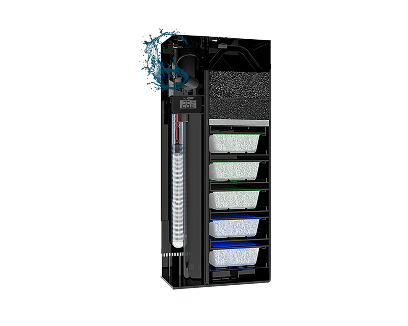 Ciano Emotions Pro 100 Deep Black Aquarium With Free Cabinet 300 Litre