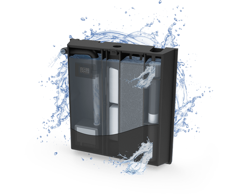 Ciano Emotions Pro 40 Black Marble Aquarium  With FREE Cabinet 52 Litre