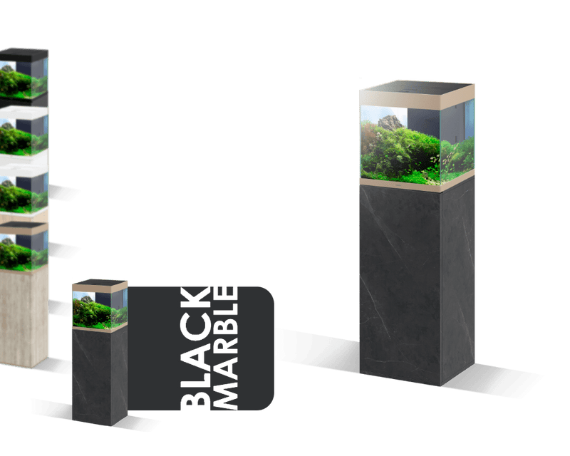 Ciano Emotions Pro 40 Black Marble Aquarium  With FREE Cabinet 52 Litre