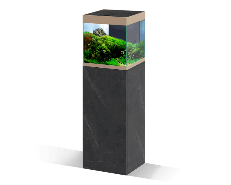 Ciano Emotions Pro 40 Black Marble Aquarium  With FREE Cabinet 52 Litre