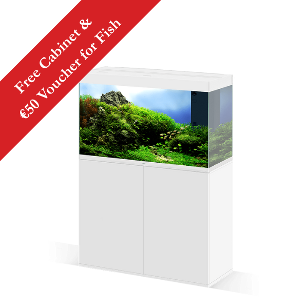 Ciano Emotions Pro 100 White Aquarium With FREE Cabinet 201 Litre