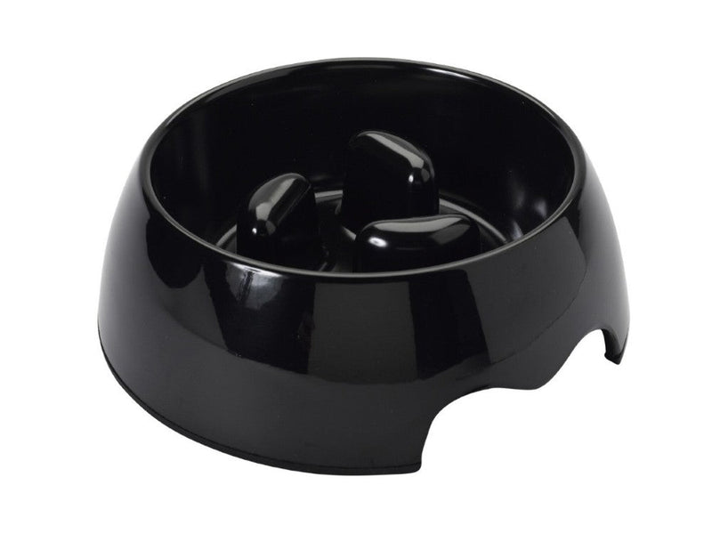 Dogit Anti Gulp Bowl Black Medium 600ml