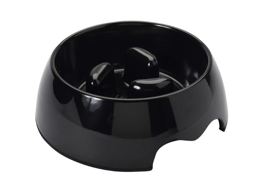 Dogit Anti Gulp Bowl Black Medium 600ml