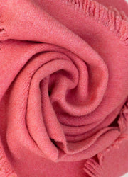 Emily Scarf - Coral by Powder close-up print and fabric detail