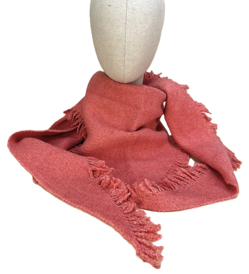 Emily Scarf - Coral by Powder styled on a plain background