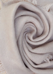 Emily Scarf - Cream by Powder close-up print and fabric detail