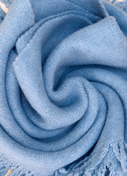Emily Scarf - Denim by Powder close-up print and fabric detail